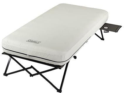 Coleman 4003919-SSI Aufblasbares Doppelbett mit Luftbett, gerahmt, Mehrfarbig