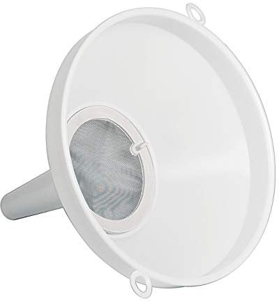 Mobil Plastic - Imbuto per alimenti diametro 22 cm con porta filtro - bianco