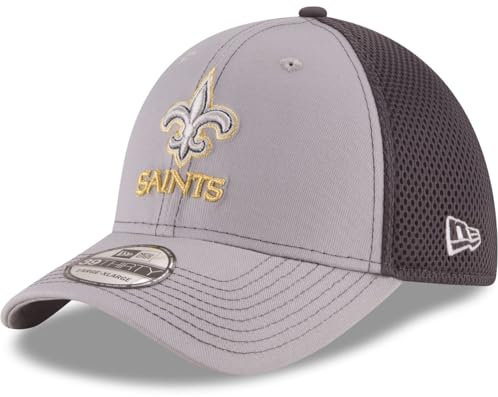 New Era 39Thirty Stretch Mesh Cap - New Orleans Saints - S/M