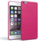 EAZY CASE Hülle kompatibel mit iPhone 6 Plus / 6S Plus Schutzhülle Silikon, gebürstet Slimcover in Edelstahl Optik, Handyhülle, TPU Hülle/Soft Case, Backcover, Silikonhülle Brushed, Pink