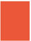 folia 6340 - Tonpapier orange, DIN A3, 130 g/qm, 50 Blatt - zum Basteln und kreativen Gestalten von Karten, Fensterbildern und für Scrapbooking