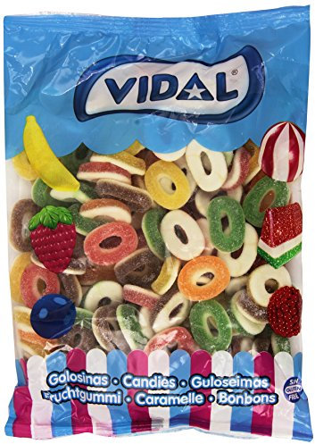 Vidal Golosinas. Aros surtidos pica. Bolsa de 1 kg.