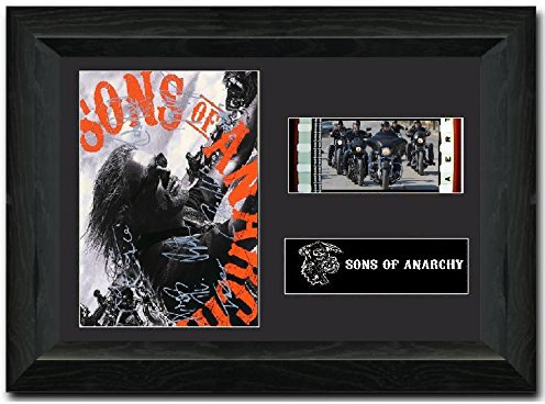 Gerahmter Filmausschnitt, Motiv: Sons of Anarchy ,35-mm-Filmstreifen, gerahmt, Signiert von Jackson Jax Teller, S3
