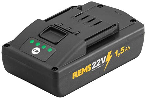 REMS Akku Li-Ion 1,5 Ah (21,6 Volt, Werkzeugakku für REMS Mini-Press, Radialpresse, kein Memoryeffekt, hochbelastbar) 571570R22