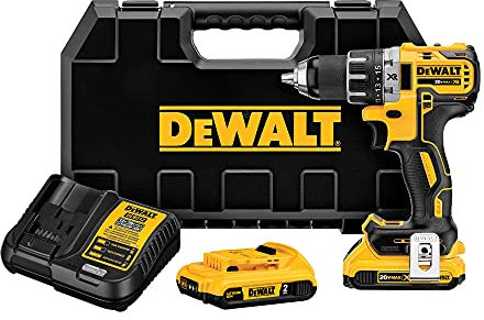 DEWALT 20V MAX Cordless Drill/Driver Kit, Brushless, 1/2-Inch (DCD791D2)