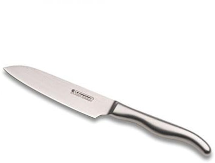 Le Creuset Santoku knife 13 cm stainless steel handle, 98000213000100, Silver