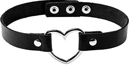 MILAKOO PU Leder Choker Damen Halsband gothtic Frauen Herz choker punk kragen herren einstellbar