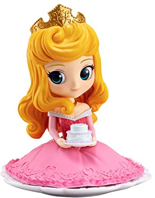 Banpresto - Qposket - Disney Princesses - La Belle au Bois Dormant - Figurine de Collection Aurora 9cm - 85180P