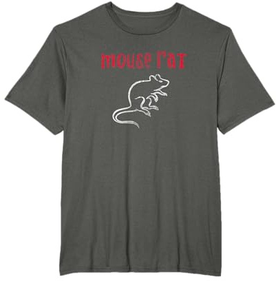 Parks & Recreation Mouse Rat Logo Distressed T-Shirt