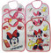 Ellepi Große Disney-Lätzchen für Neugeborene, Baumwolle, Frottee, wasserdichte Rückseite, PVC-Rückseite, Monate, Mütter, Krankenhaus, Geschenk, Silikon, Still-Dekoration, 36,5 cm x 28 cm, 6 Stück
