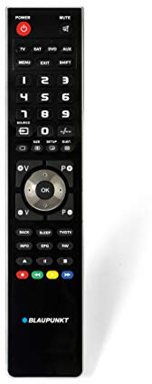 BLAUPUNKT - Mando a Distancia para Smart TV |Programable Listo para Usar | Mando Universal para Todas Las Marcas de Television | Control Remoto Compatible con Sony, PANASONIC, Phillips, Samsung, etc.