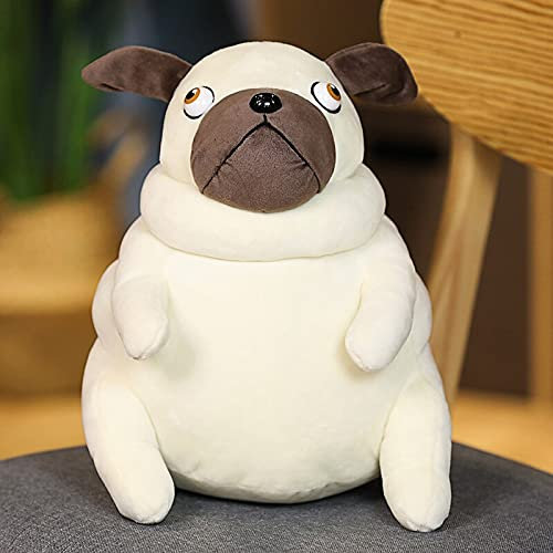 Ermano Kuscheltier 1pc 30cm Schöne Fette Mops Plüschtiere Kawaii Sitzende Mops Hunde Spielzeug Gefüllte Puppen Kissen Für Kinder Geburtstagsgeschenk Puppen