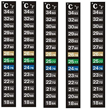 Stick-on Digitale Pesci Acquario Frigorifero Termometro Adesivi Controllo Temperatura Adesivi Prodotti C8c4 Strumenti di Misura