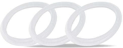Rubber O Ring Rings Plumbing DIY Tap Sink Washers,3 Pcs White Rubber Sealing Gaskets For Pop-Up Wastes 37 * 29mm
