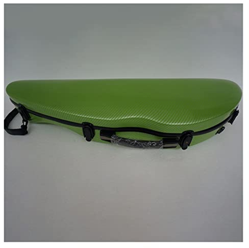 Green New Violin 4/4 Full Size Composite Carbon Fiber Case Mit Bogenhaltern Und Riemen Fachmann Geigenkoffer