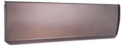 Infinity Decor Viktorianischer Briefkasten-Innendeckel – 27,9 cm 30,5 cm Messing Briefkasten Innenabdeckung (Altbronze, 27,9 cm)