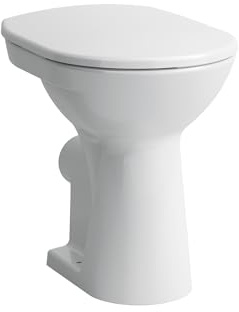 LAUFEN PRO Stand-Tiefspül-WC, Abgang waagerecht, 360x470x450mm, H825955A000001, Farbe: Weiß mit LCC Active