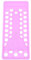 WOFASHPURET 1 Satz Lippenstift-füllform, Einfache Lippenbalsam Einfüllschale und Spachtel, Lippenstifte Fülltablett Kit, 5,5 ml Lipgloss Plastik Haupt Füllstoff Violett lipgloss selber machen