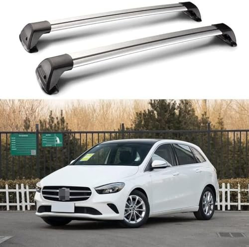 Dachträger Dachgepäckträger für Be-nz B Class W247 2019-2022, Verstellbare geschlossene Seitenschiene Aluminium Fahrradträger Dachboxen