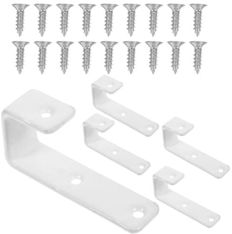 OUNONA 6 StüCk LadekapazitäT 80KG Schwerlast Wandhaken L Form, Stahl Universalhaken Zum AufhäNgen Von Heim SportgeräTen Hanteln Artikel Wandhalterung