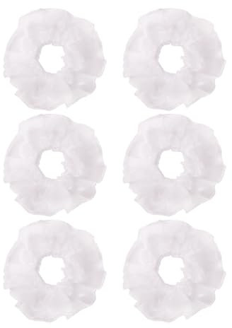 6 Stück Kerzenrock,Tropfschutz Taufkerze,Weiß Tropfenfänger Tüll,tropfenfänger für Kerzen,Taufkerzen Kerzenrock Tüll Basteln Kommunionkerze für Kommunionkerzen,Hochzeitskerzen mit Ø 3-5 cm Durchmesser
