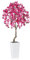 Kazeila Plante Artificielle Exterieur 210cm Arbres Bougainvillea Artificiel en Pot,Fausse Fleur Plante Décoration pour Intérieur Extérieur Maison Salon Balcon Cour Jardin(1Pack)