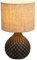 Luxus Tischlampe Paris - Braun - H34xØ20 - Armatur E27 - Keramik - Tischlampe Schlafzimmer - Tischlampe Wohnzimmer - Schreibtischlampe