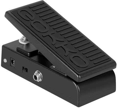 GOKKO Mini-Wah-Volumenpedal GK-64 – Wah- und Volumenpedal mit Doppelfunktion, kompaktes Design, True Bypass, LED-Anzeige – perfekt für Gitarristen, die eine vielseitige Steuerung suchen