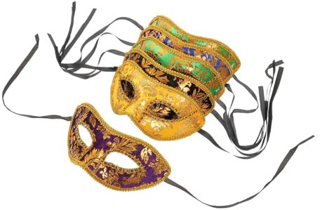CONGARTENO 6st Halbe Gesichtsmaske Aus Stoff Halloween-maskerade-maske Halloween- Männer Gesichtsmaske Bulk-augenmasken Maskerade-augenmasken Maskerademasken Cosplay-halbmasken Plastik