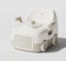Zynway - Pot bebe toilette 3en1, avec reducteur toilette enfant et marche pied. De 1 à 6ans, avec plusieurs coloris disponible. (Beige)