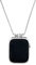 Sopopal Adapter Pendant Necklace Compatible with Apple Watch - Silver Necklace Lanyard Chain Connector for iWatch Series 8/7/6/5/4/3/2/1/SE for Women Men, 38mm/40mm, Stainless Steel, No Gemstone