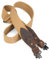 TOURBON 1.5 inch Webbing and Leather Rifle Sling Adjustable Shotgun Strap with Swivels for Hunting Shooting