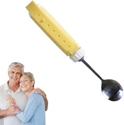 Ensemble D'ustensiles Adaptatifs - Cuillères Et Fourchettes Réglables | Couvoirs Faciles Pour Les Mains Arthritiques, Vaisselle Ergonomique Pour Les Utilisateurs Gauche Et Droite, Outils D'assistance