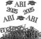100 Stück Abi 2025 Deko,Congratulations Abitur Party Glitzer Schwarz Absolventenhut Abschlusskonfetti Deco Set,Gratulation Graduation Bachelor Abiball Buchstaben Konfetti Streudeko für Abschluss