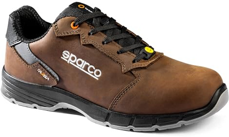 Sparco - Targa Nino ESD S3S SR FO - Sicherheitsschuhe für Damen und Herren - rutschfeste und strapazierfähige Arbeitsschuhe - Sicherheitsschuhe für alle Arbeitsbedingungen - EU 39