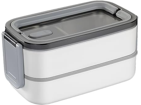 Thermal Lunch Containers - Insulated Food Storage Containers, Portable Meal Carriers | Leakproof Hot Food Jars Double Wall Vacuum Boxes, Compact Stainless Steel Tiffin for School Travel