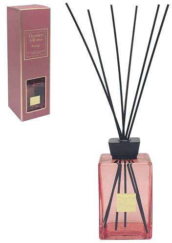 Lesser & Pavey Desire Aroma Rouge Reed Diffuser 1L | Air freshener, calming ambience, aromatherapy, thoughtful gift, stick diffuser, stress relief mind