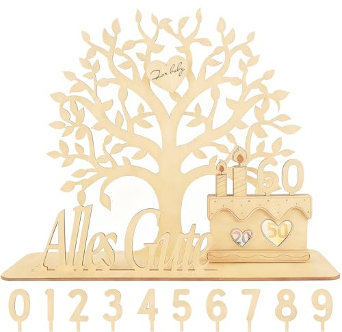 Solinorex Geldbaum Geschenk - Einzigartiges Baumdesign für Geldgeschenke & Gutscheine - Besondere Geschenkidee für Geburtstage und Jubiläen