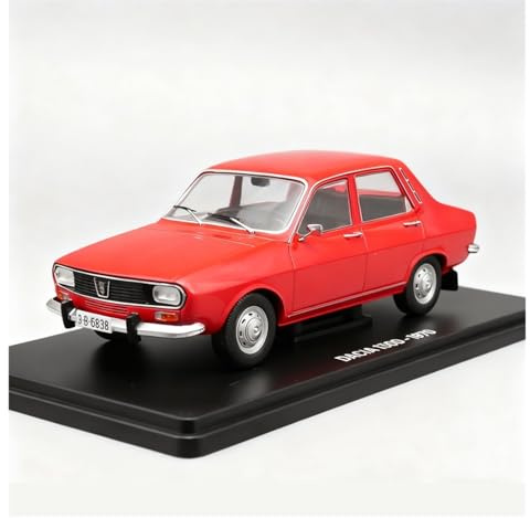 SYYANFEI Toy Model Car 1：24 For Dacia 1300 1970 Diecast Vehicle Toy Classic Car Model Christmas Birthday Gift Red
