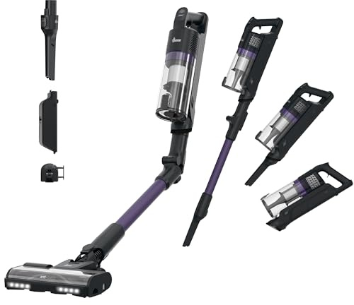 Hoover HF1 Core Flexi Aspiradora Escoba Sin Cable | 50 Min de Autonomía | Tubo Flexi para Bajo Muebles, 3 Modos de Potencia, Cepillo Anti-Twist, Boquilla LED, QuickPark, Todos los Suelos, 200W