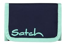 Satch Geldbeutel Ocean Mint - Blau | Für Jungen und Mädchen mit Sichtfenster, Münzfach und Geldscheinfach für eine übersichtliche Aufbewahrung