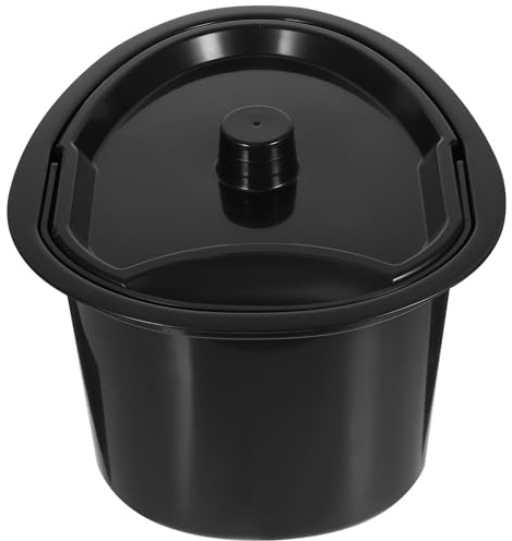 HOOWIFFY Pot de Chambre Plastique 5 L avec Couvercle Étanche, Pot à Urine Léger et Compact pour Personnes Âgées, Femmes Enceintes et Handicapés, Usage Domestique et Hospitalier