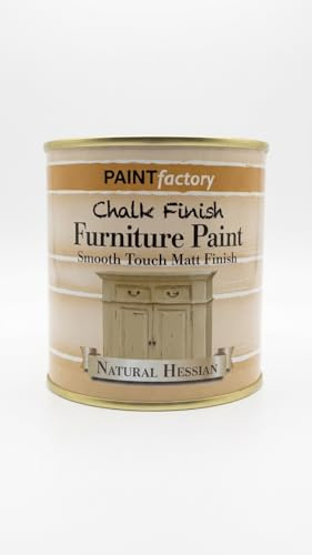 Dezpo Chalk Finish Furniture Paint 250ml Natural Hessian made with Paint Factory