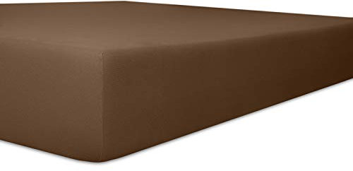 Kneer Spannbettlaken Vario Stretch, Mocca, Größe Bettlaken:180 x 200 - 200 x 220