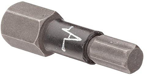 Wera 05057604001 4 x 25 mm Impact 840/1 IMP DC Bits for Hex Socket Screws - Silver (3 pack)