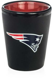 New England Patriots 1.5 Oz Two-Tone Ceramic Shot Glass [Misc.]