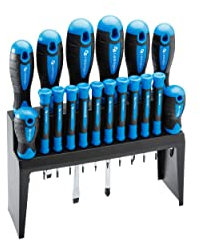 HÖGERT TECHNIK 18er-Set Schraubendreher Set Magnetisch Schraubenzieher Rutschfester Griff Kreuzschlitzschraubendreher und Schlitzschraubendreher Hand Screwdriver Universelles Schraubendrehersatz