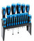 HÖGERT TECHNIK 18er-Set Schraubendreher Set Magnetisch Schraubenzieher Rutschfester Griff Kreuzschlitzschraubendreher und Schlitzschraubendreher Hand Screwdriver Universelles Schraubendrehersatz