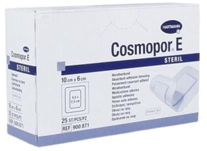 APOSITO ESTERIL COSMOPOR E 10X6 CAJA 25 UD