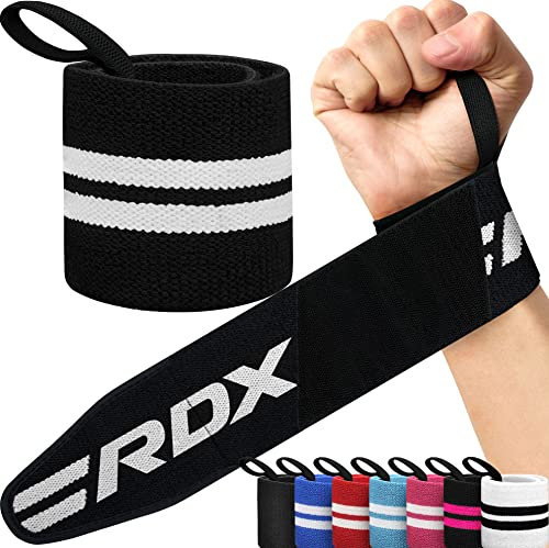 RDX Handgelenkbänder für Gewichtheben, Sport, IPL und USPA zugelassen, Handgelenkbandagen für Powerlifting, Fitnessstudio, Fitness, Muskeln, Training, Gymnastik